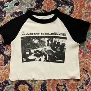Brandy radio silence baby tee